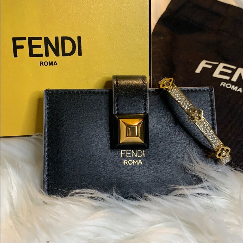 Authentic Fendi Roma Card Holder/Wallet